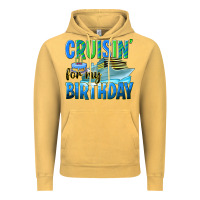 Vintage Mustard cruisin' for my birthday Vintage Hoodie - texasbilliewilder