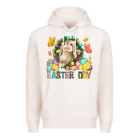 Pale Pink Easter Day Premium Hoodie - BundleAndBundleShop