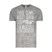 Cloud Rock Clam Diggers Funny Quote Gift Long Beach Peninsula Vintage Tee - minhPixels