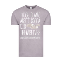 Vintage Zinc Clam Diggers Funny Quote Gift Long Beach Peninsula Vintage Tee - minhPixels