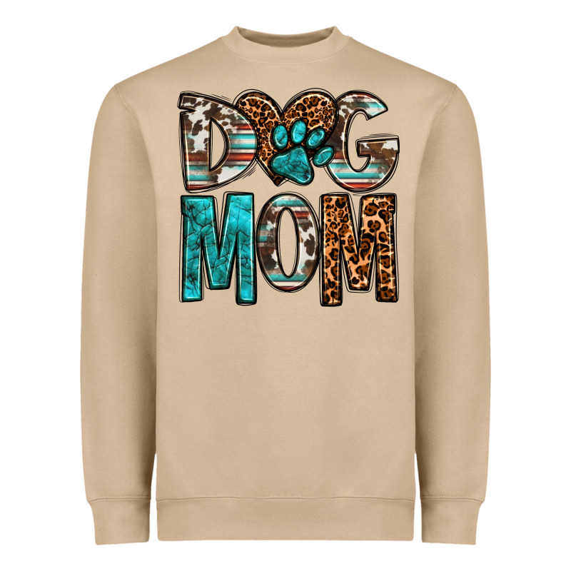 Dog Mom Heavyweight Sweatshirt by OliviaCreatesArt | Teevron