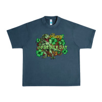 Midnight Navy s day t rex Urban Heavy Tee - NancyCooperArtShop