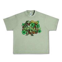 Oil Green s day t rex Urban Heavy Tee - NancyCooperArtShop