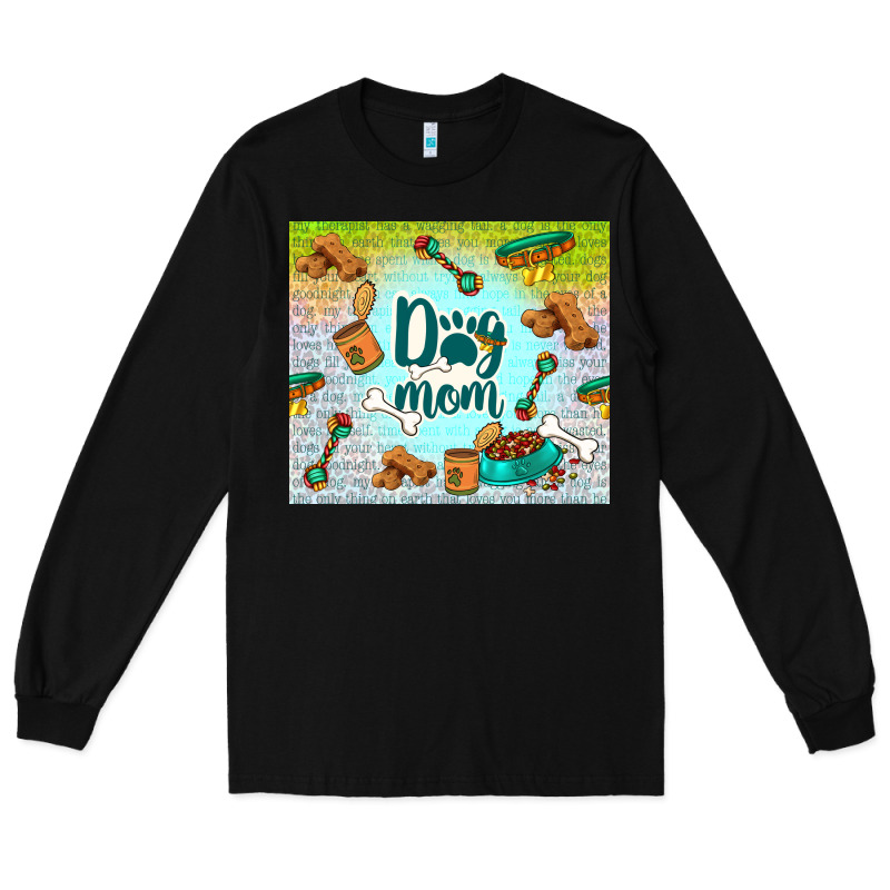 Dog Mom Long Sleeve Tee by TumblerDesignByShophia | Teevron