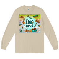Mushroom dog mom Long Sleeve Tee - TumblerDesignByShophia