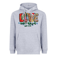 Heather Grey Love ComeDown Luke 2.11-2 Heavyweight Hoodie - CowhideDigitalArt