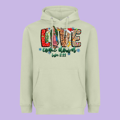 Love Comedown Luke 2.11-2 Heavyweight Hoodie Designed By Cowhidedigitalart