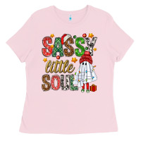Bubblegum Pink Sassy litte soul Ladies Tee - NancyCooperArtShop