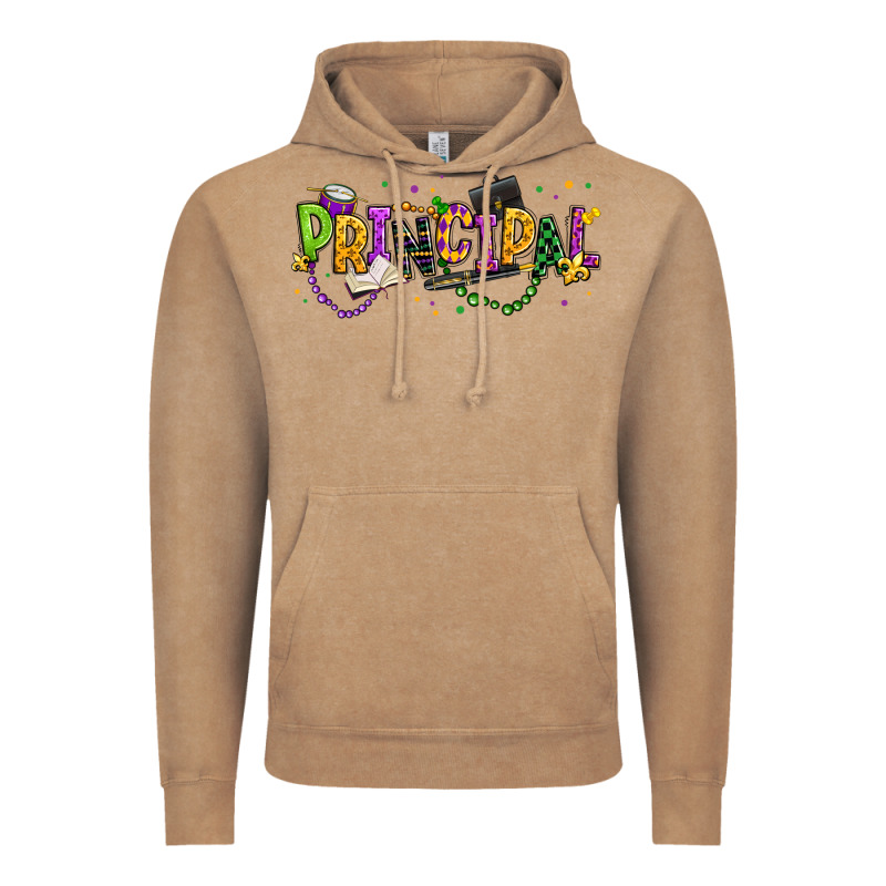 Mardi Gras Principal Vintage Hoodie by texasbilliewilder | Teevron
