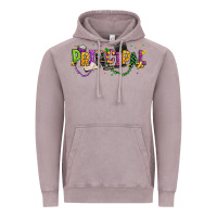 Vintage Zinc mardi gras principal Vintage Hoodie - texasbilliewilder