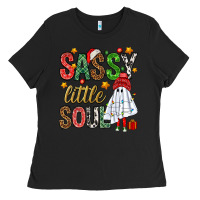 Black Sassy litte soul Ladies Tee - NancyCooperArtShop