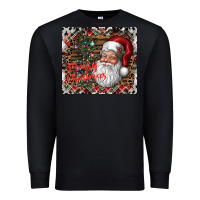 Black merry Christmas Premium Sweatshirt - CowhideDigitalArt