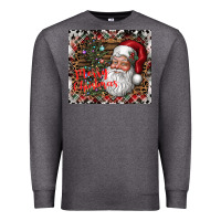 Charcoal Heather merry Christmas Premium Sweatshirt - CowhideDigitalArt