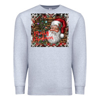 Heather Grey merry Christmas Premium Sweatshirt - CowhideDigitalArt