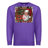 Purple merry Christmas Premium Sweatshirt - CowhideDigitalArt