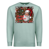 Seafoam merry Christmas Premium Sweatshirt - CowhideDigitalArt