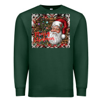 Sports Green merry Christmas Premium Sweatshirt - CowhideDigitalArt