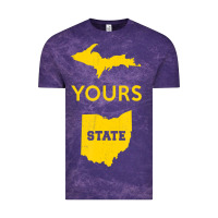 Up Yours State Of Ohio Funny Anti Oh Pro Michigan Meme Vintage Tee | Teevron