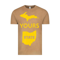 Vintage Camel Up Yours State Of Ohio Funny Anti Oh Pro Michigan Meme Vintage Tee - minhPixels