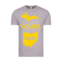 Vintage Zinc Up Yours State Of Ohio Funny Anti Oh Pro Michigan Meme Vintage Tee - minhPixels