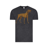 Vintage Black Vizsla Dog Owner Funny Gift I Love My Vizsla Dog Vizsla Vintage Tee - minhPixels