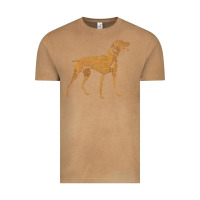 Vintage Camel Vizsla Dog Owner Funny Gift I Love My Vizsla Dog Vizsla Vintage Tee - minhPixels