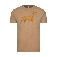 Vintage Coffee Vizsla Dog Owner Funny Gift I Love My Vizsla Dog Vizsla Vintage Tee - minhPixels