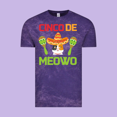 Cinco De Meow Vintage Tee Designed By Bettercallsaul