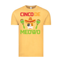 Vintage Mustard Cinco De Meow Vintage Tee - Bettercallsaul