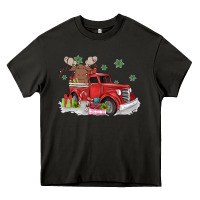 Asphalt christmas truck Heavy Core Tee - MaliasSmallBusiness