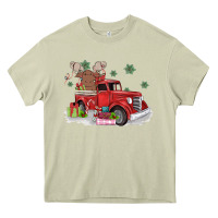 Mossy christmas truck Heavy Core Tee - MaliasSmallBusiness