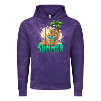Cloud Purple Hello summer skeleton Vintage Hoodie - NancyCooperArtShop