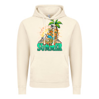 Vintage Artic Hello summer skeleton Vintage Hoodie - NancyCooperArtShop
