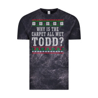 Cloud Black Why Is The Carpet All Wet Todd Ugly Sweater Funny Gift Vintage Tee - minhPixels