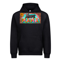 Black mama with baby bear and leopard license plate Urban Hoodie - Artiststas