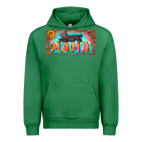 Emerald mama with baby bear and leopard license plate Urban Hoodie - Artiststas