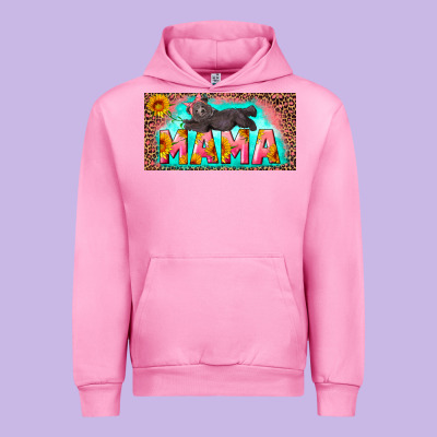 Mama With Baby Bear And Leopard License Plate Urban Hoodie Designed By Artiststas