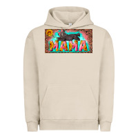 Pigment French Oak mama with baby bear and leopard license plate Urban Hoodie - Artiststas