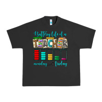 Pigment Black battery life of a teacher monday friday Urban Heavy Tee - NancyCooperArtShop