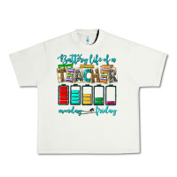 Pistachio battery life of a teacher monday friday Urban Heavy Tee - NancyCooperArtShop
