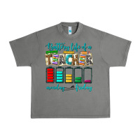 Tornado battery life of a teacher monday friday Urban Heavy Tee - NancyCooperArtShop