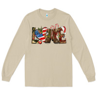 Mushroom Army christmas love 4th Of July Long Sleeve Tee - HowdyJamesFarm