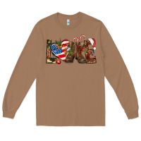 Toasted Coconut Army christmas love 4th Of July Long Sleeve Tee - HowdyJamesFarm