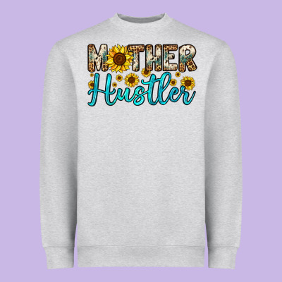 Mother Hustler Heavyweight Sweatshirt Designed By Oliviacreatesart