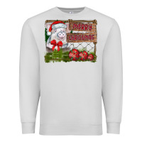 Dove Grey merry Christmas pig Premium Sweatshirt - CowhideDigitalArt