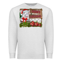 Oatmeal Heather merry Christmas pig Premium Sweatshirt - CowhideDigitalArt