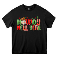 Black howdy new year Heavy Core Tee - MaliasSmallBusiness