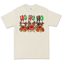 Bone Ho ho ho Reindeer Premium Tee - NancyCooperArtShop