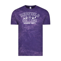 Cloud Purple Medfield College Science Dept. Vintage Tee - minhPixels