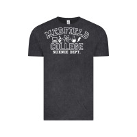 Vintage Black Medfield College Science Dept. Vintage Tee - minhPixels